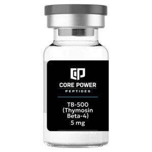Core Power Peptides TB-500 (Thymosin Beta-4) 5mg research peptide vial