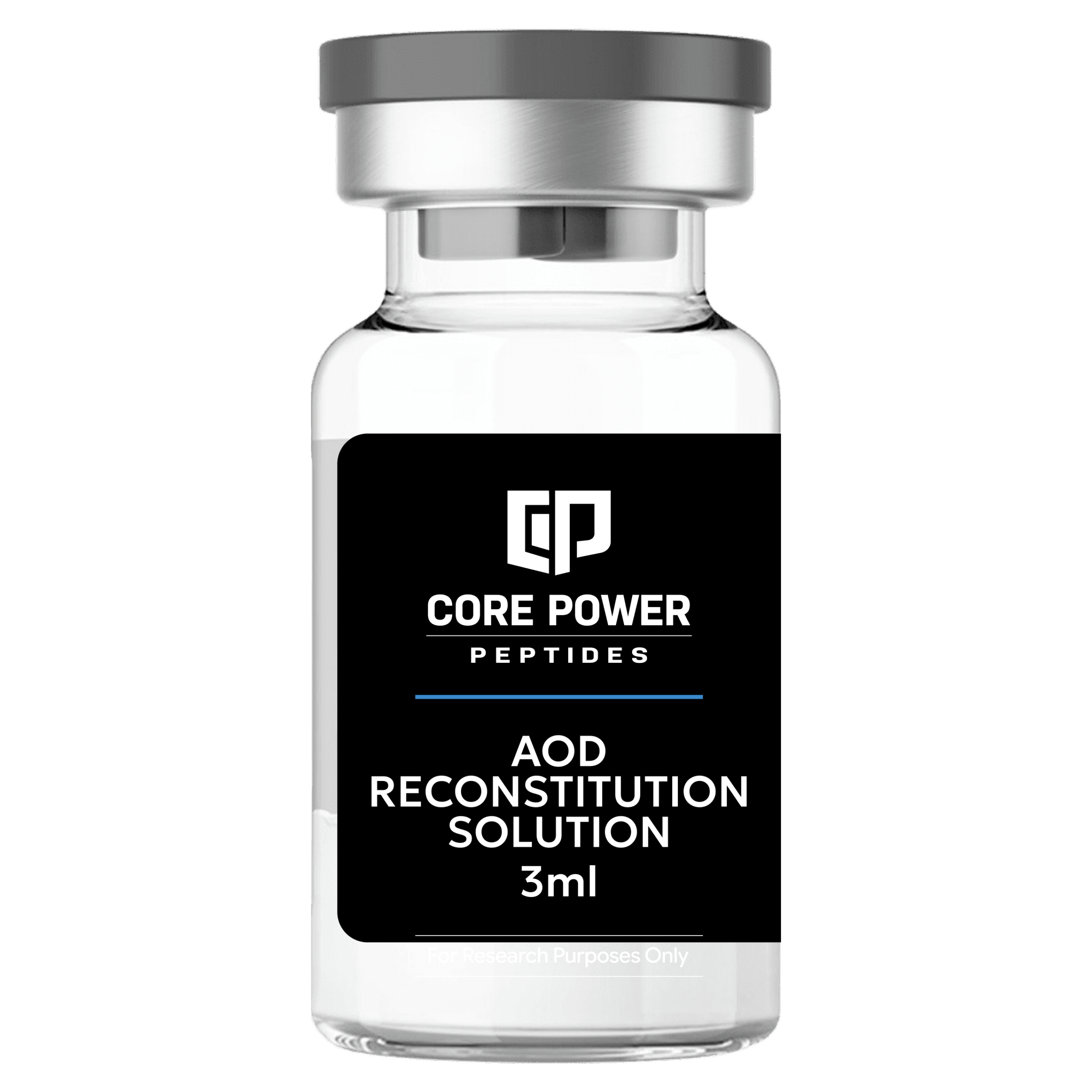 Core Power Peptides AOD Reconstitution Solution 3ml vial for research use