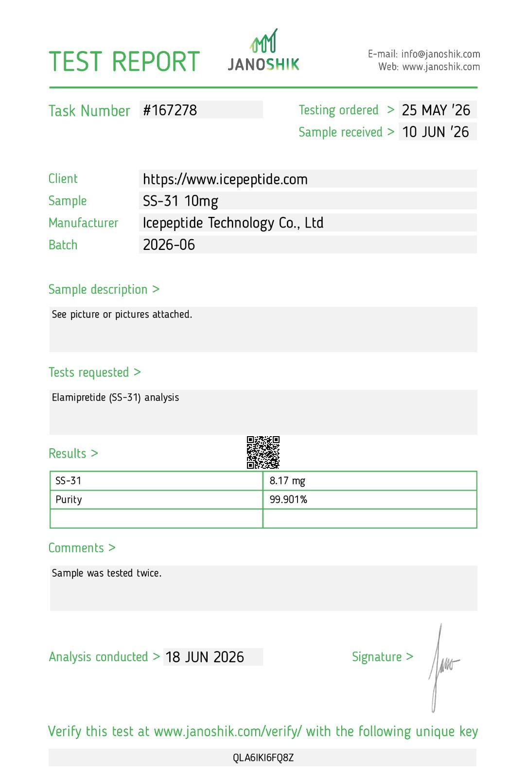 Tb 500 10mg coa core power peptides