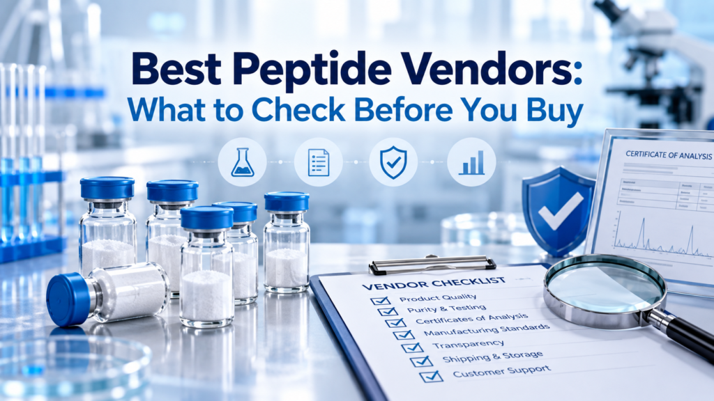 Best Peptide Vendors: What to Check Before You Buy